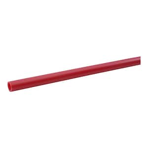 1 in. x 5 ft. Straight Red PEX-B Pipe