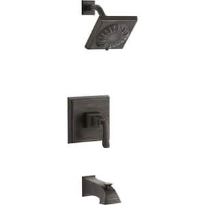 Kallan Rite-Temp Single-Handle 3-Spray Tub and Shower Faucet in Oil-Rubbed Bronze (Valve Included)