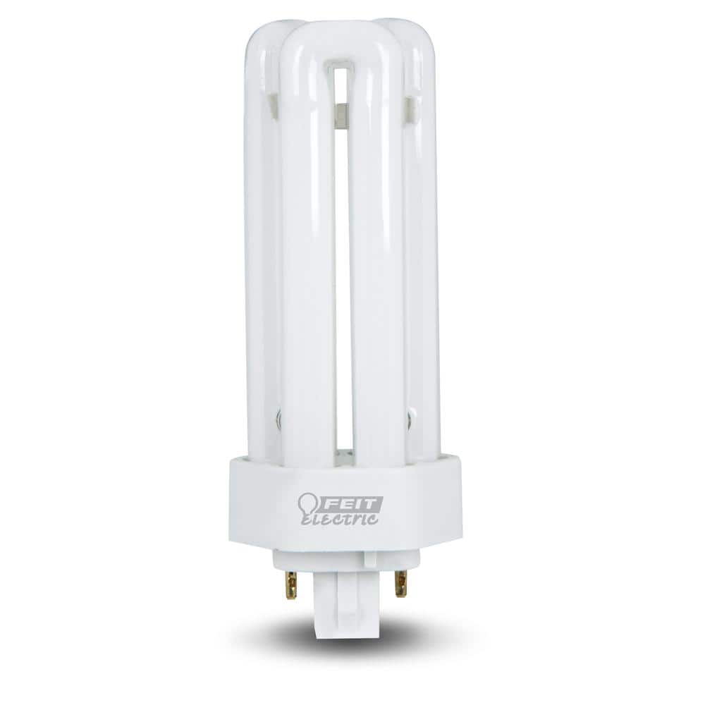 Feit Electric 26-Watt Equivalent PL CFLNI 4-Pin Plug-In GX24Q-3 Base CFL Replacement LED Light Bulb, Cool White 4100K (1-Bulb) BPPLT26E841LEDG2HDRP - The Home Depot
