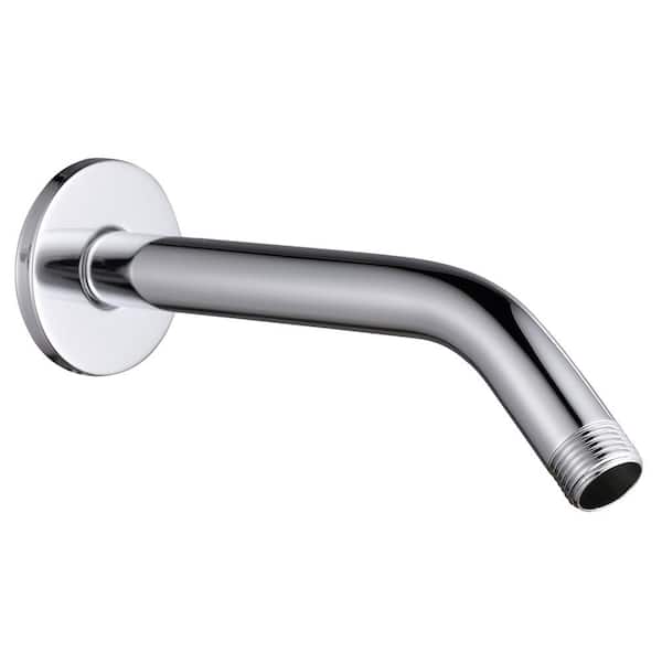 Heemli 8 in. Shower Arm and Flange in Chrome