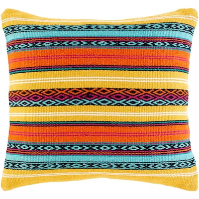 bright accent pillows