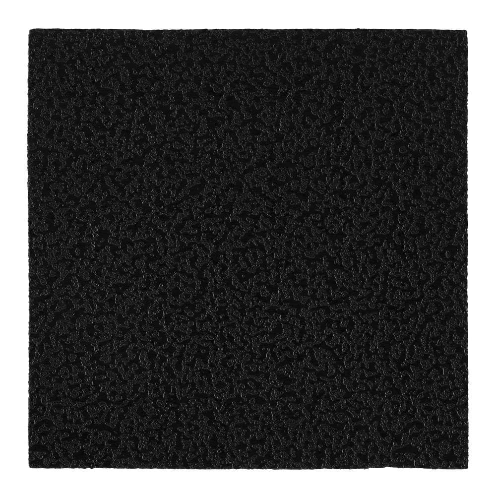 Easy Elegance Textured Black PVC Square Edge Lay-in Suspended Ceiling Tile 