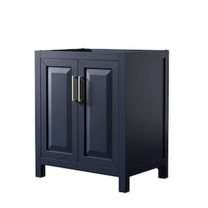 Daria 29 in. Single Bathroom Vanity Cabinet Only in Dark Blue
