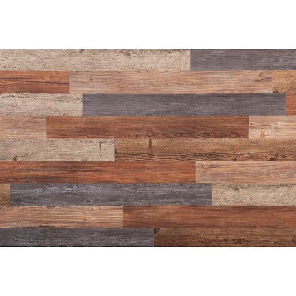 Nance Industries 16632 E-Z Peel and Press Wall Planks, 4x36, Assorted, 20