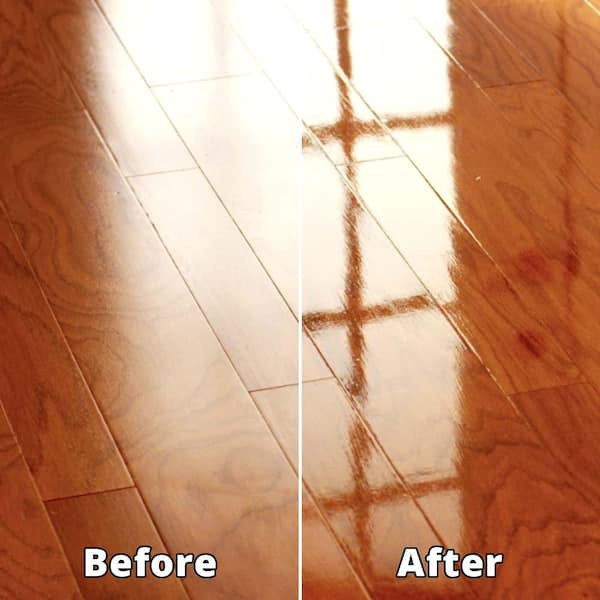 Rejuvenate 32 Oz Professional High Gloss Wood Floor Restorer Rj32profg The Home Depot