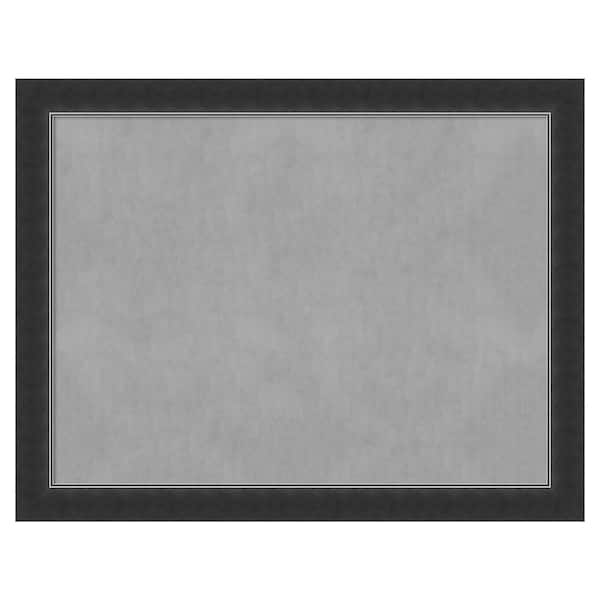 Amanti Art Corvino Black Narrow 27 in. x 21 in. Framed Magnetic Board