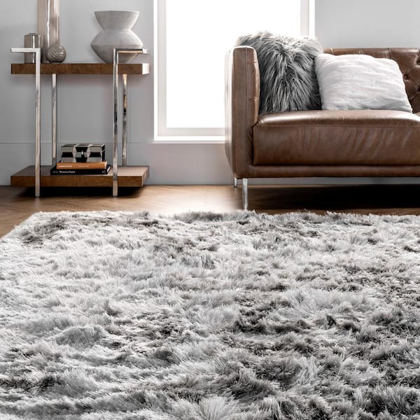 WHISPER SHAGGY RUG SUPER SOFT BEIGE  SILKY THICK LIVING ROOM BEDROOM AREA RUGS 