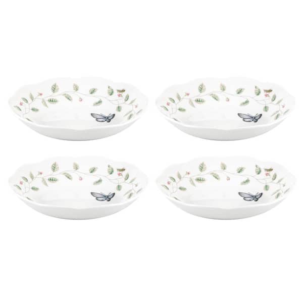 Lenox Butterfly Meadow 20 fl. oz. Multi-Colored Porcelain Pasta Bowl (Set of 4)