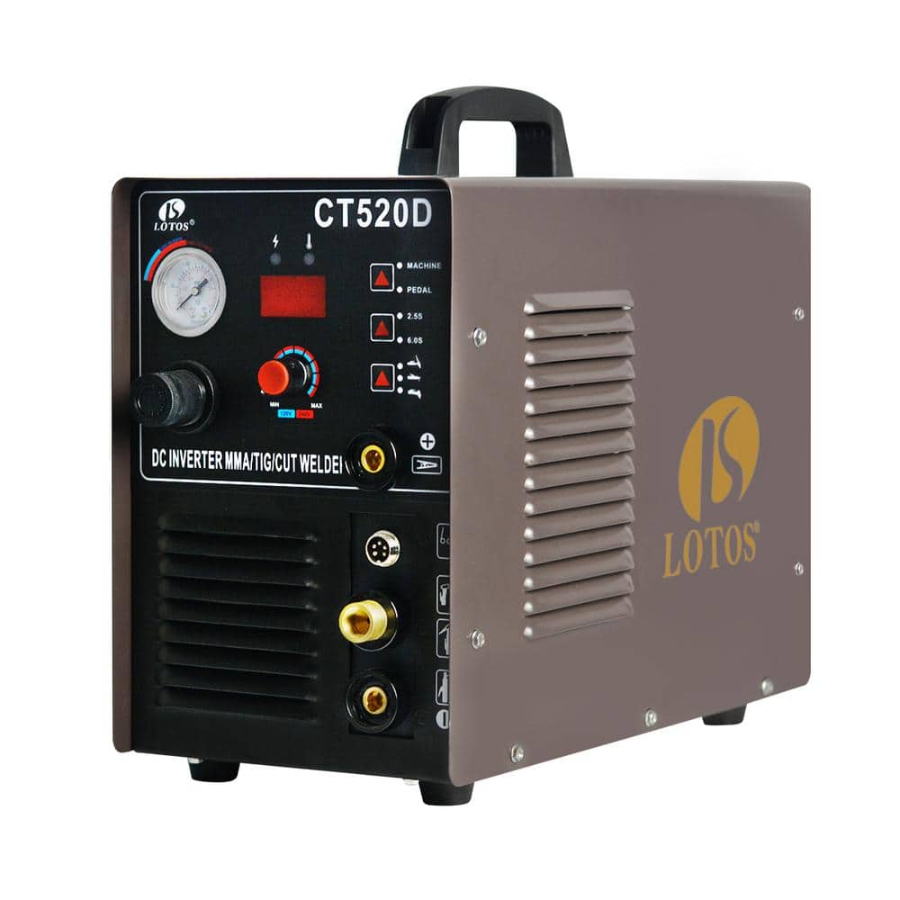 Lotos 50 Amp Plasma Cutter, 200 Amp TIG/Stick Welder 3-in-1 Combo Welding Machine, Dual Voltage 110V/220V -  LM177038