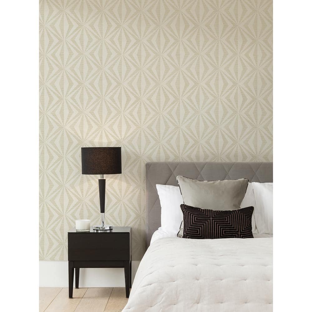 Gold Geometric Non-Pasted Washable Wallpaper