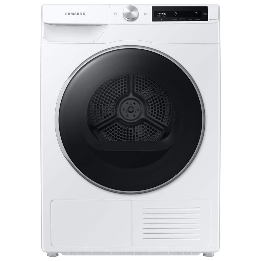 Samsung 4.0 cu. ft. Smart Dial Heat Pump Dryer with Sensor Dry in White color