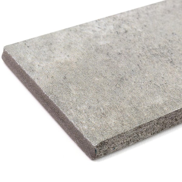 Malaga Greige 3 in. x 24 in. Honed Porcelain Wall Bullnose Tile