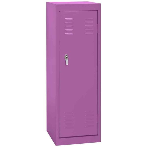 Sandusky 15 in. W x 15 in. D x 48 in. H Single Tier Welded Steel Locker in Grape Juice