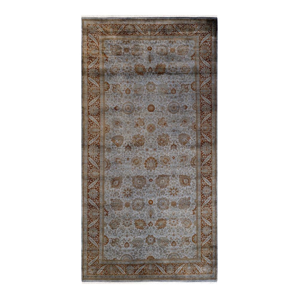 Chloe & Olivia Home Overdyed Gray 6 x 12 Wool Indoor Area Rug
