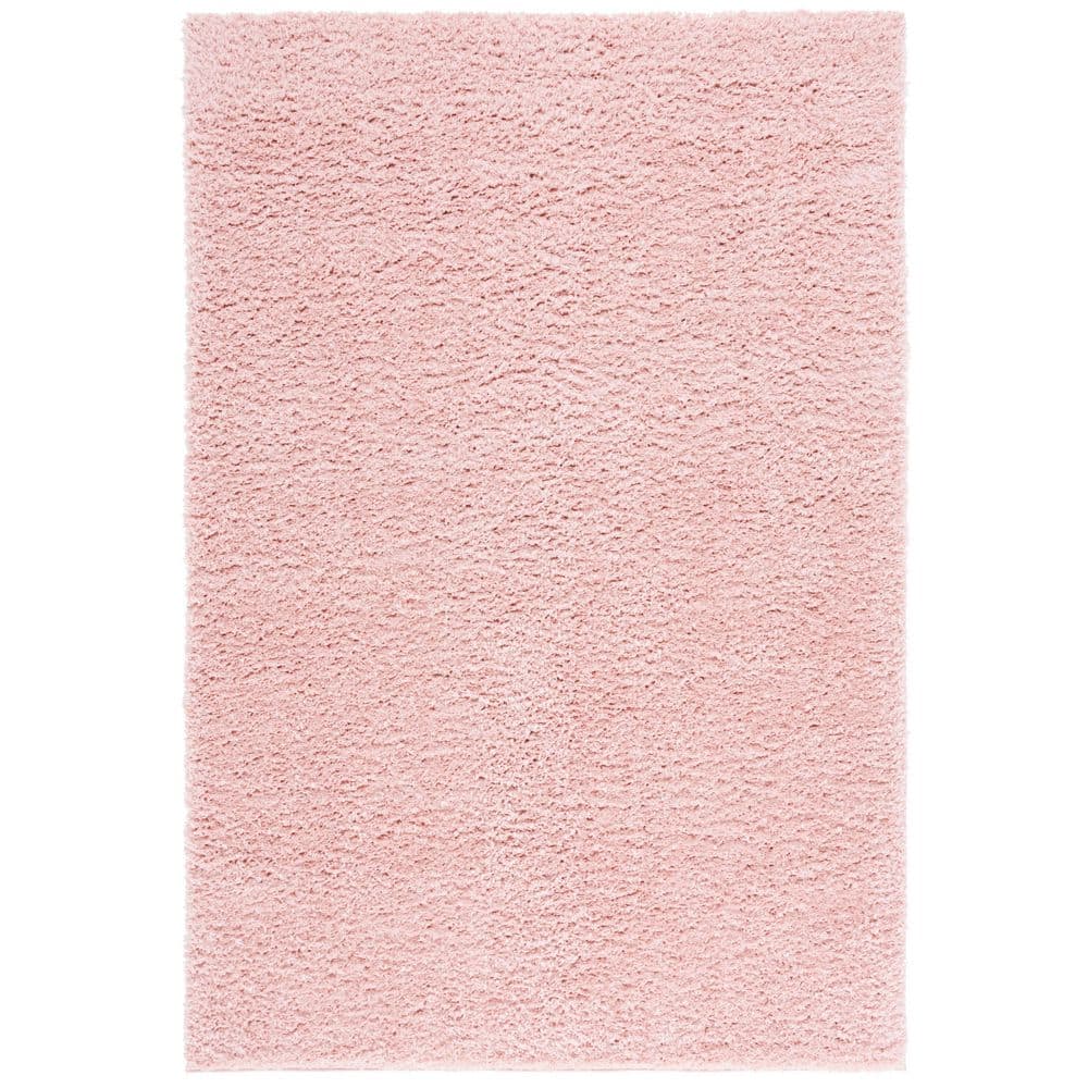 Lindsay Shag 4 ft. x 6 ft. Pink Modern Solid Area Rug price history on PriceWatchPro