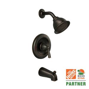 Banbury Single-Handle 1-Spray 1.75 GPM Tub and Shower Faucet in Mediterranean Bronze (Valve Included)