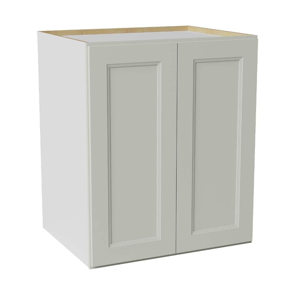 30 in. W x 24 in. D x 36 in. H Ready to Assemble Double Shaker Pantry Kitchen Cabinet in Laguna Grey price history on PriceWatchPro