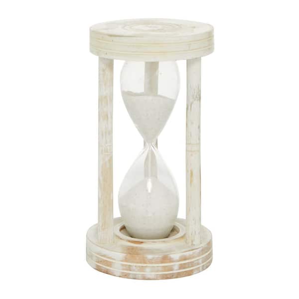 Litton Lane White Wood Farmhouse Cottage Timer