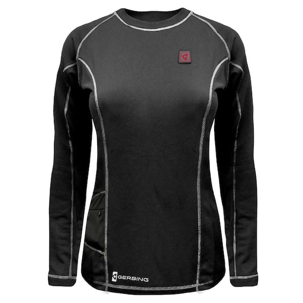 Women's Black Large 7-Volt Base Layer