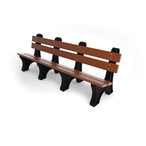 8 ft. Colonial Bench - Brown