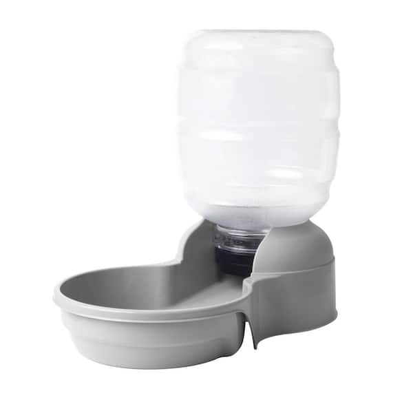 4 Gal. Bleached Linen Gravity Dog or Cat Waterer