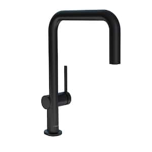 Talis N  Single-Handle Kitchen Faucet with QuickClean in Matte Black