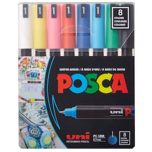 Uni Posca Paint Markers, Medium - Pastel (set of 7)