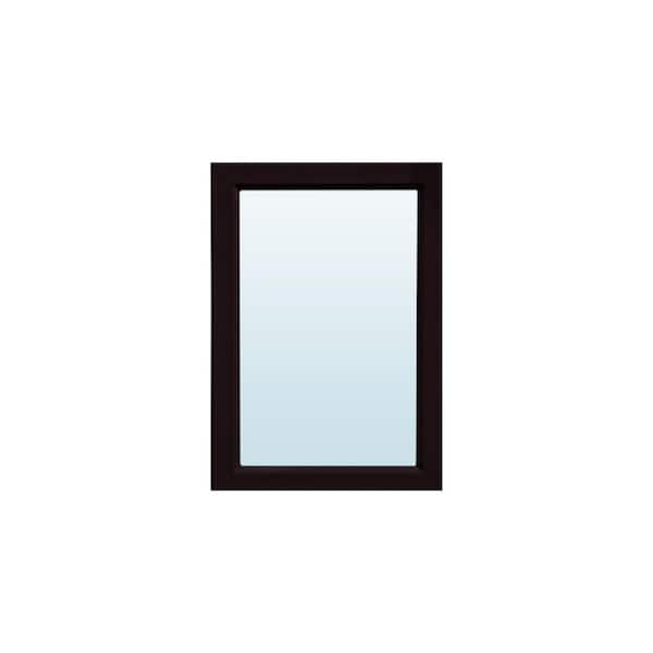 Kunal Kitchens Jamestown Recessed 30 in. W x 34 in. H x 1.5 in. D in Espresso Plywood Assembled Bath Base Cabinet