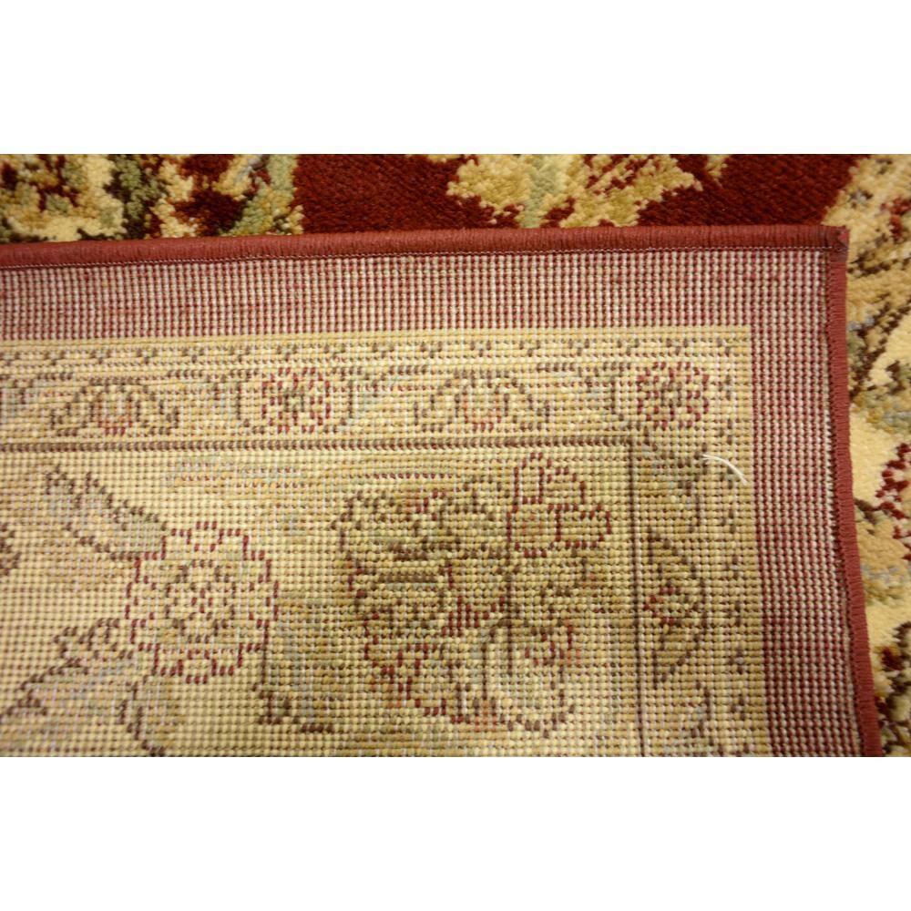 Reddington Classic Red 4' Square Synthetic Easy-Care Rug