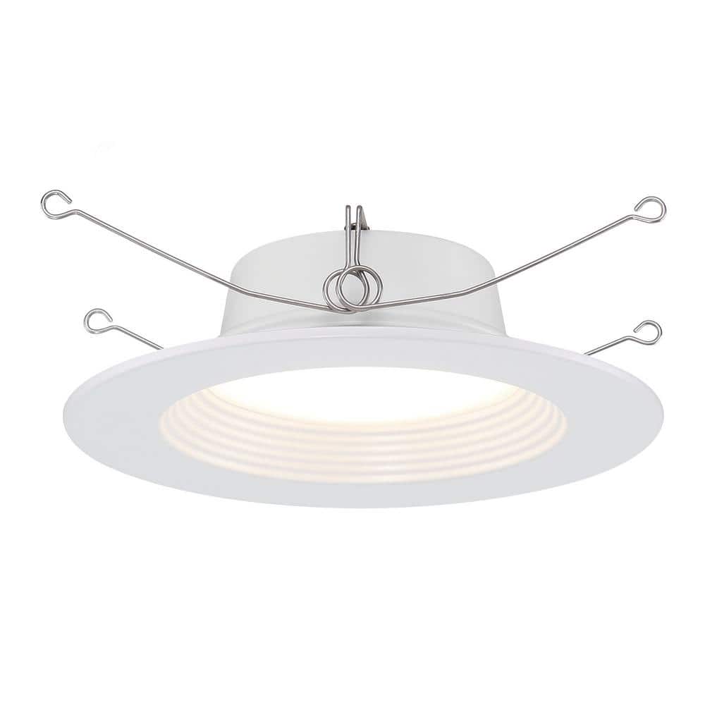 6-Pack White Aluminum Dimmable LED Recessed Lights
