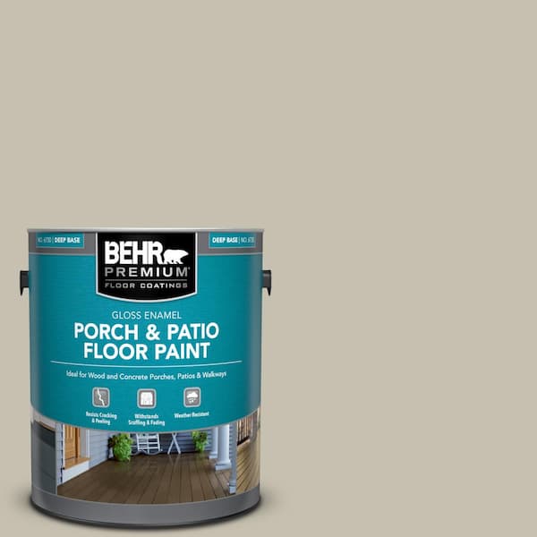BEHR PREMIUM 1 gal. #PPU8-17 Fortress Stone Gloss Enamel Interior/Exterior Porch and Patio Floor Paint
