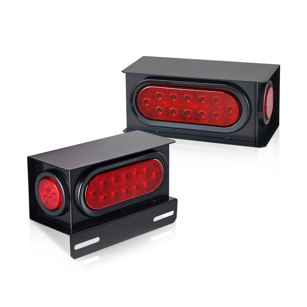 Trailer Lights, 10-30V LED Kit w/ Stop Brake Turn Tail Clearance (Side) Lamp, Left/Right Waterproof Lighting Kit(Cable) price history on PriceWatchPro