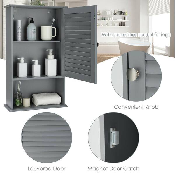  Iwell Under Sink Storage Cabinet with 2 Doors and