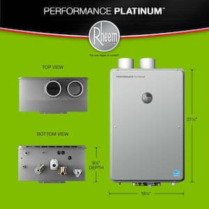 Performance Platinum 9.5 GPM Liquid Propane High Efficiency Indoor Tankless Water Heater