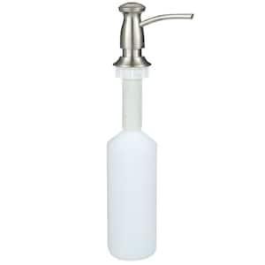 Transitional Design Soap/Lotion Dispenser in Vibrant Brushed Nickel