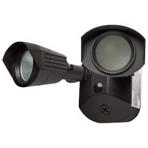 100-Watt Equivalent 1900 Lumen 90-Degree Bronze Integrated LED Flood Light