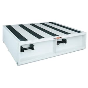 4-Compartment 48 in. W x 13 in. H x 48 in. L  StorAll® 9 Cu.Ft  Steel Drawer Unit with White Powder Coat