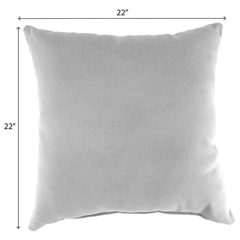 Seneca Caribbean Turquoise Leaves Square Outdoor Throw Pillow Set