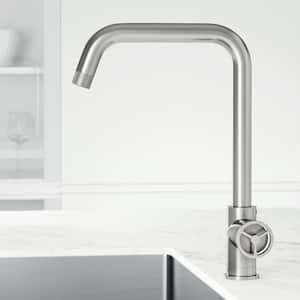 Cass Industrial 14 in. H Single Handle Kitchen Bar Faucet in Stainless Steel