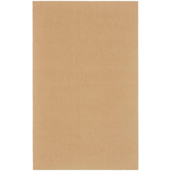 Natural Harmony Terrain Straw Custom Area Rug with Pad