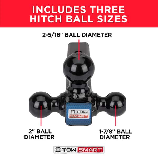 TowSmart Class 3 Up to 8,000 lb. Swap-A-Ball 1-7/8 in., 2 in. and