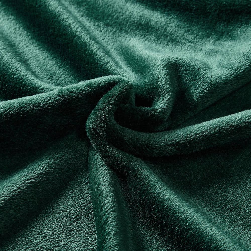 Forest Green Ultra Soft Plush Fleece Full Blanket