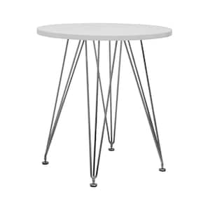 Paris Tower White Round Accent Dining Table