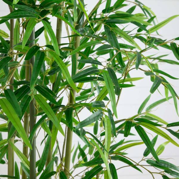 Nearly Natural 11 ft. Artificial Green Bamboo Tree T4634 - The