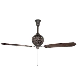 Midas 1886 Limited Edition 60 in. Indoor Black Ceiling Fan