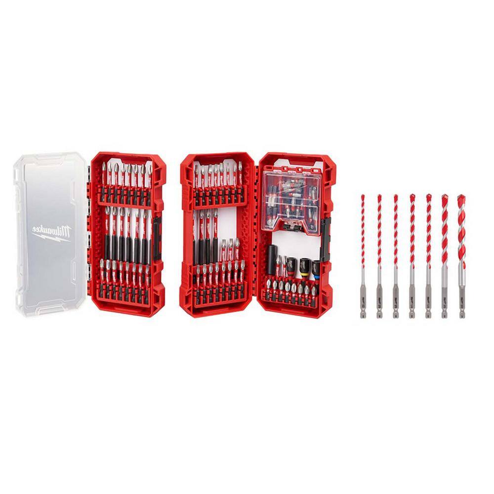 Milwaukee SHOCKWAVE ImpactDuty Alloy Steel Screw Driver Bit Set and