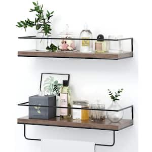 6 in. x 16 in. x 2 in. Floating Shelves for Wall Set of 2