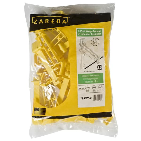 Zareba® Yellow T-Post Wrap-Around Insulator