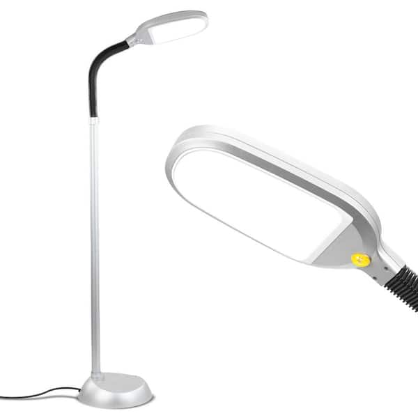Brightech Litespan LED Floor Lamp - Silver