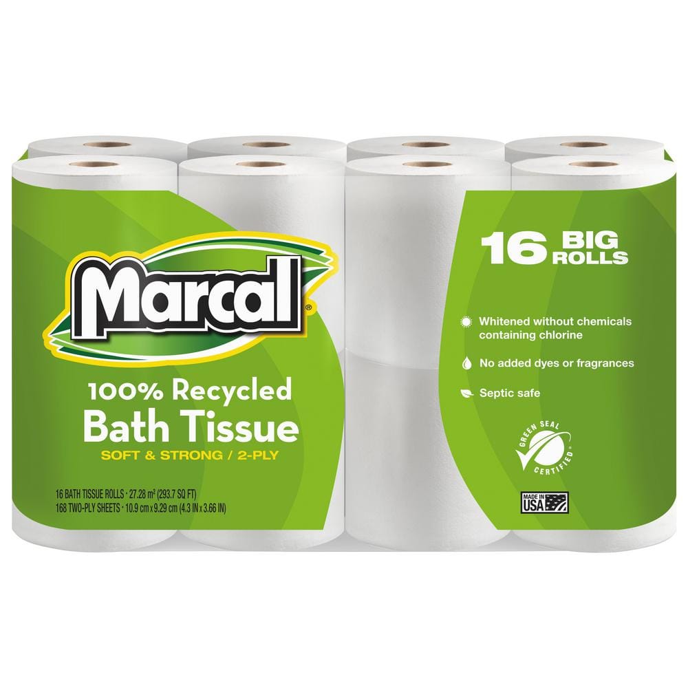 Marcal Recycled Bath Tissue 2-Ply (96 Rolls)